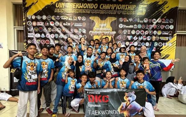 Fighter DKC Cipanas Sabet Belasan Medali di UIN Taekwondo Championship Bandung