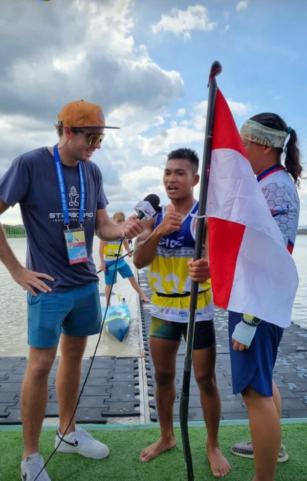 Atlet Dayung Asal Karawang Harumkan Nama Indonesia di Ajang ICF Paddling Word Championships Thailand
