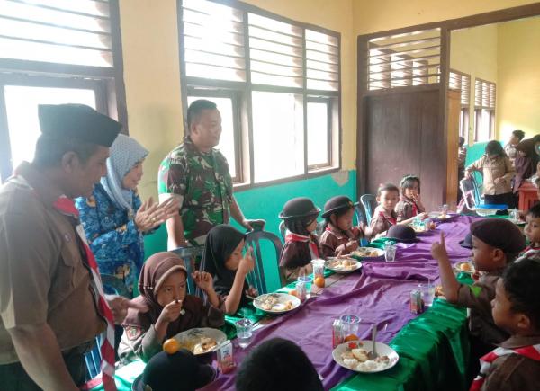 Program Unggulan Kodam II/Sriwijaya, Kodim Way Kanan Sukseskan Program Dapur Masuk Sekolah