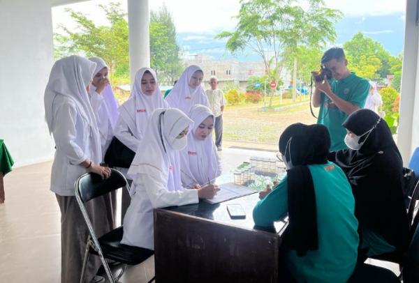 60 Mahasiswa STIKes Jabal Ghafur di Tes Urin Oleh BNN