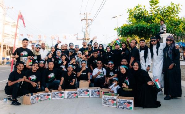 Aksi Solidaritas, Komunitas Fotografer dan MUA Aceh Utara Galang Donasi untuk Palestina