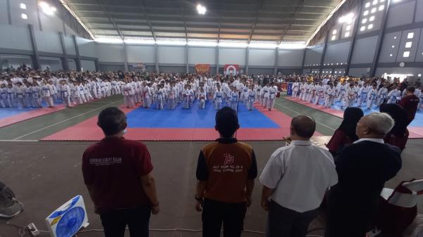 Peserta Kejuaraan Karate Pelajar Kota Tegal 2023 Membludak