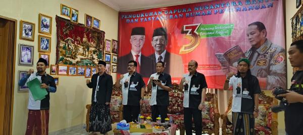 Ratusan Relawan Gapura Banten Deklarasi Dukung Ganjar Mahfud Pada Pilpres 2024