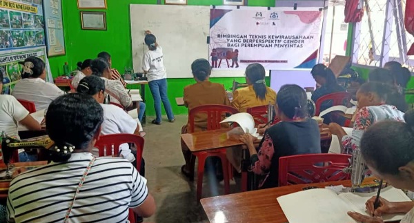 Kementerian PPA Gandeng Yabiku NTT Gelar Bimtek Kewirausahaan untuk Perempuan Penyintas