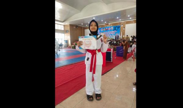 SBKI Cup 1 Way Kanan, Siswi MIN Blambangan Umpu Ummayah Fahrani Abas Berhasil Raih Medali Perak