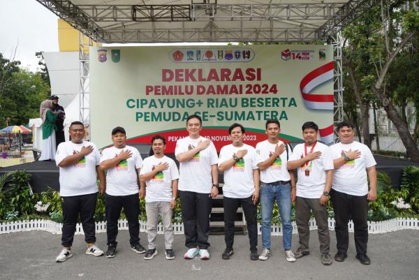 Cipayung Plus Gelar Deklarasi Pemilu Damai Bersama Kapolda Riau