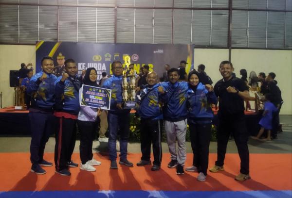 Raih 27 Emas, Inkanas Polres Grobogan Juara Umum Kejurda Piala Kapolda Jateng 2023
