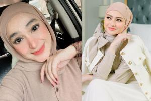 Tiga Potret Adu Gaya Hijab Santyka Fauziah dan Nathalie Holscher, Bikin Hati Sule Adem