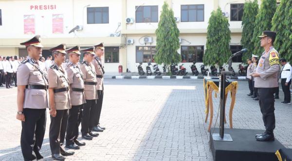 Pimpin Sertijab 3 Pejabat Baru, Kapolrestabes Semarang Tekankan Netralitas Polri Hadapi Pemilu