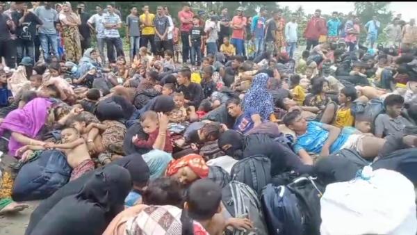 Kondisi Berteduh Dibawah Tenda Darurat, 232 Imigran Muslim Rohingya Masih Bertahan di Desa Kulee