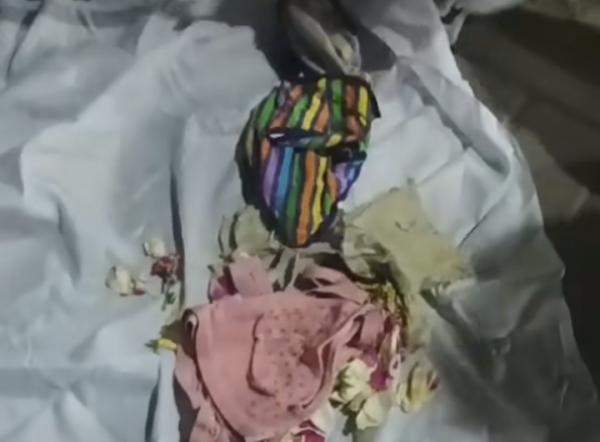 Gempar! Celana Dalam, BH Pink Campur Bunga Mawar dan Kantil Dibungkus Kain Mori Ditemukan di SPBU