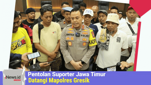 Buntut Kerusuhan, Pentolan Suporter Jawa Timur Datangi Mapolres Gresik