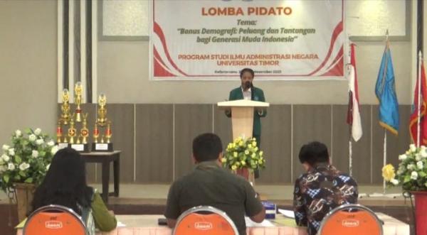 Tingkatkan Keahlian Komunikasi, Unimor Gelar Lomba Pidato Antar Kampus se-Daratan Timor