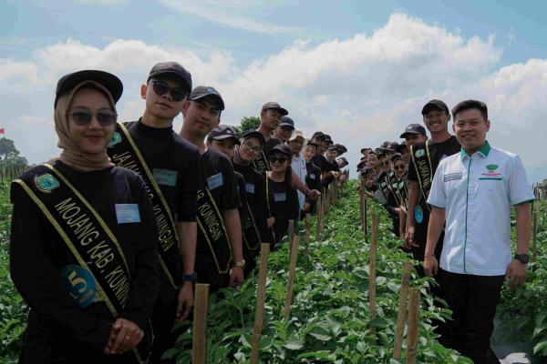 36 Finalis Mojang Jajaka Kuningan Studi Pertanian di Lahan Penelitian HKTI
