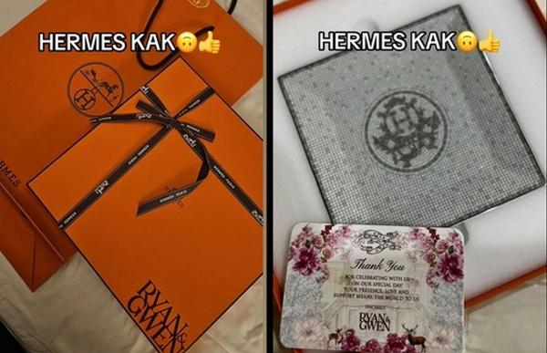 Viral! Piring Hermes Seharga Rp3 Juta, Jadi Souvenir Pernikahan Anak Bos Air Asia