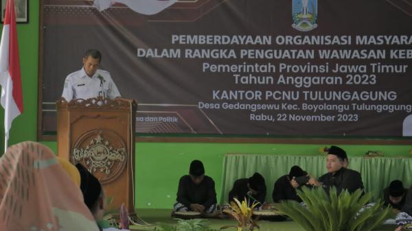 Kuatkan Wawasan Kebangsaan pada Ormas, Bakesbangpol Jawa Timur Berikan Pemberdayaan pada Warga NU