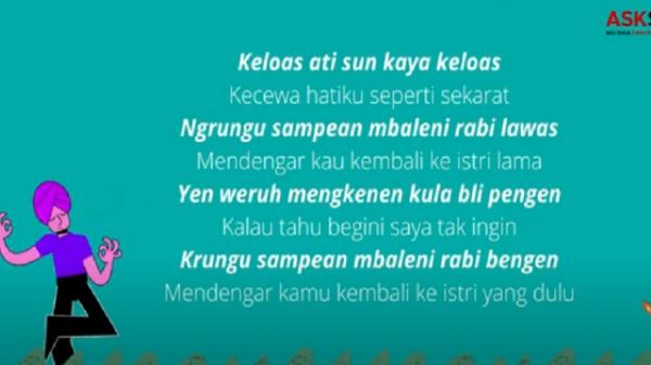Lirik Lagu Keloas dan Terjemahanya, Lagu Dangdut dengan Bahasa Sunda