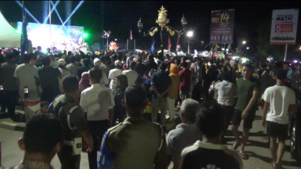 Malam Resepsi HUT ke-23 Provinsi Bangka Belitung di Toboali, Ribuan Warga Saksikan Hiburan Rakyat