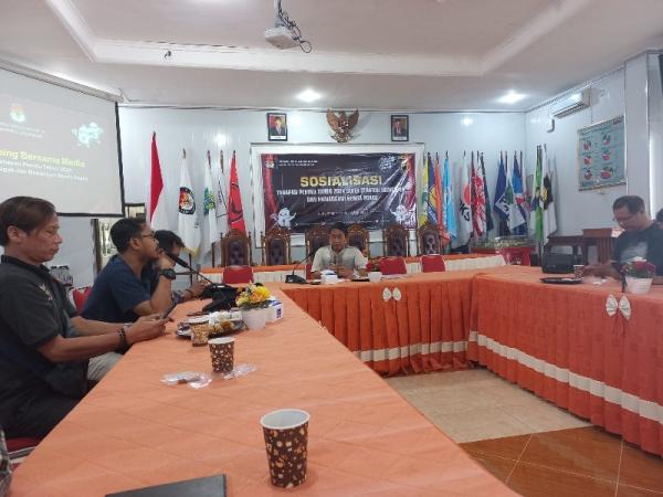 Jaga Iklim Demokrasi, KPU Grobogan Ajak Jurnalis Tangkal Hoaks Pemilu 2024