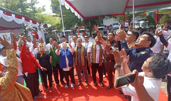 Apel Siaga Pengawasan Pemilu Tahun 2024, Bentuk Kesiapan dan Komitmen Bawaslu Lampung Selatan