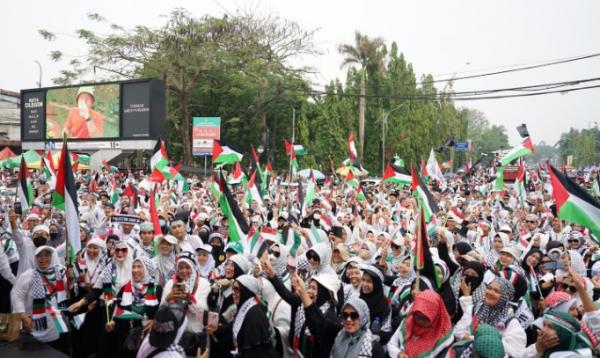 Warga Kota Cilegon Serukan Free Palestina, Ini Kata Anggota DPRD
