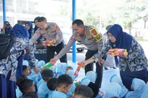 326 Anak Paud dan TK Mengikuti Kegiatan Polisi Sahabat Anak di Ditlantas Polda Aceh