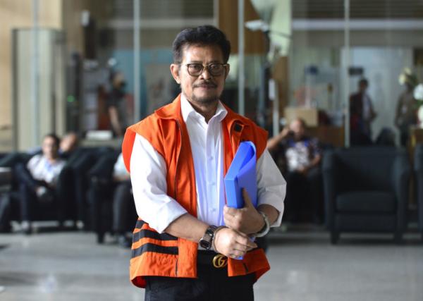 Wajah Pucat Syahrul Yasin Limpo saat Diperiksa KPK