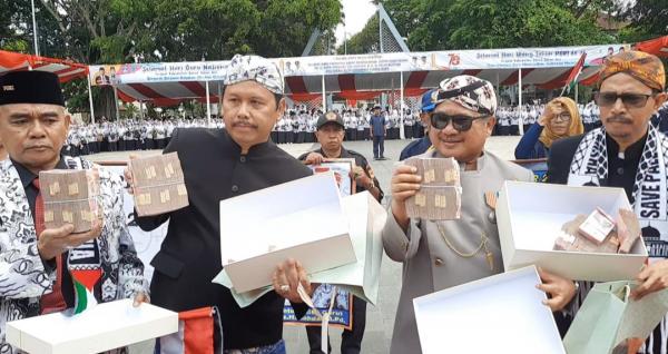 Momentum HGN 2023, Guru di Garut Kumpulkan Donasi Ratusan Juta Untuk Palestina