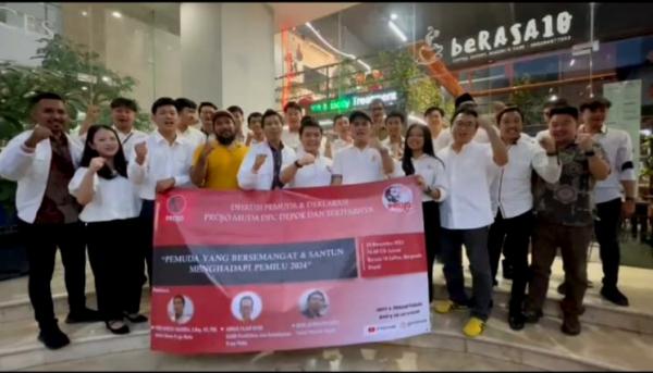 Projo Muda Depok Deklarasikan Dukungan Kemenangan Prabowo-Gibran di 2024