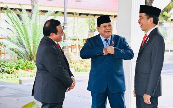 Hari Pertama Kampanye Prabowo Temui Jokowi di Istana Bogor