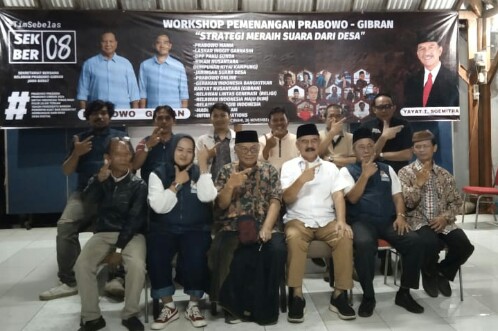 Sekber 08 Jabar Relawan Prabowo-Gibran, Targetkan Meraih Suara dari Desa