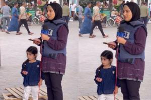 Kisah Jurnalis Perempuan Palestina Meliput Agresi Israel di Jalur Gaza Sambil Jaga Anak Viral