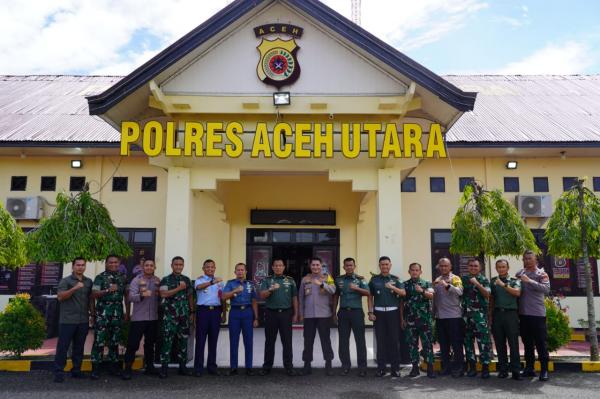 TNI-Polri Gaungkan Pemilu Damai, Danrem Lilawangsa: Kondusif Jaga Damai Aceh