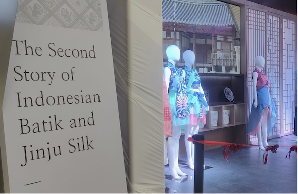 Batik-Jinju Silk, Hasil Kolaborasi Budaya Indonesia-Korsel Gelar Pameran di Jakarta