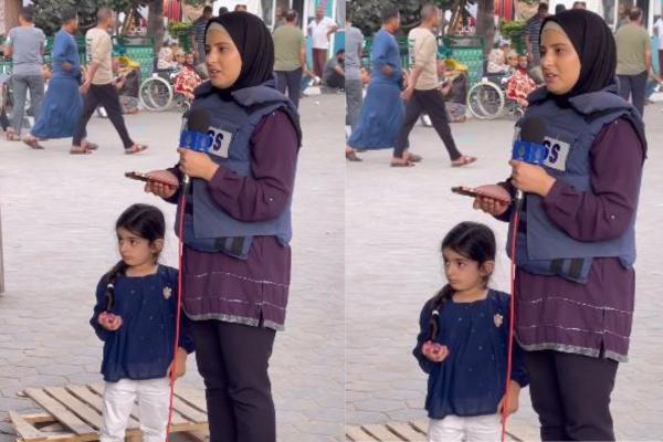 Viral Sambil Jaga Anak, Perjuangan Jurnalis Perempuan Palestina Meliput Agresi Israel di Jalur Gaza