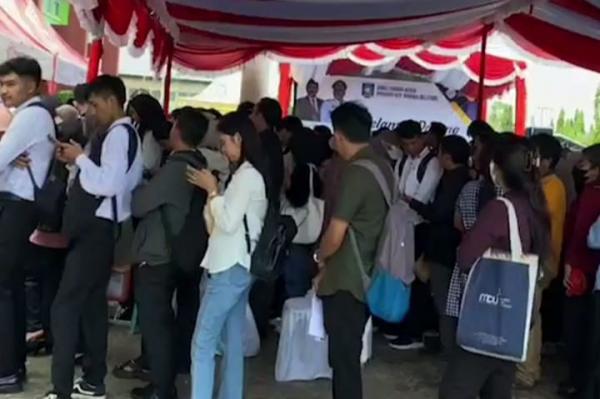 Job Fair 2023, Ribuan Pencari Kerja Padati BLK Bangka Belitung 