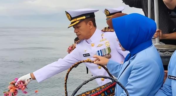 Keren! Hari Armada RI Pasukan Angkatan Laut TNI-AL Lhokseumawe Rayakan di Kapal