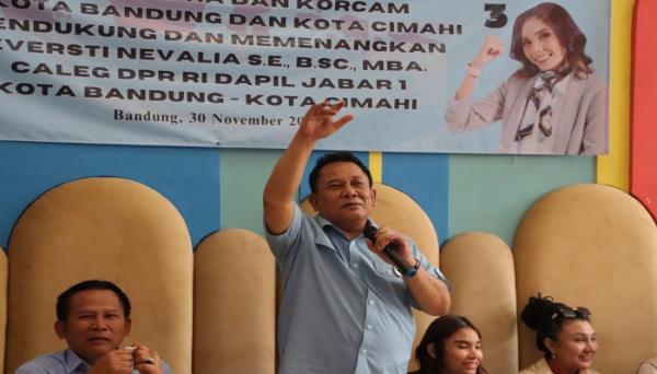 Maju Caleg DPR RI, Eversti Nevalia Didukung Puluhan PAC Gerindra Bandung-Cimahi