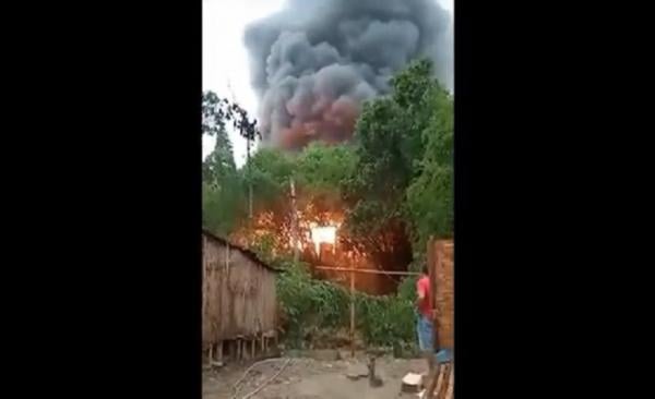 Gudang Tabung Gas Elpiji Meledak Kebakaran, 2 Rumah Warga Turut Ludes Tebakar