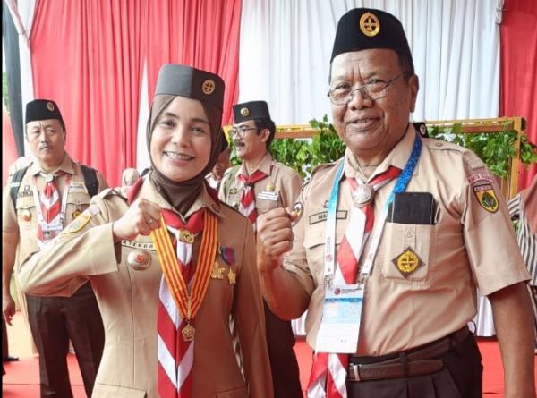 Siti Atikoh Istri Ganjar Pranowo, Hadiri Munas Pramuka XI di Aceh
