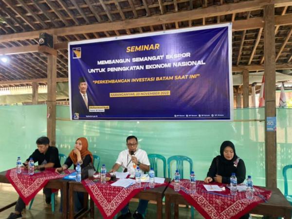 Gaet Investor Daerah, BP Batam Serta Komisi VI Gelar Sosialisasi di Karanganyar dan Sragen