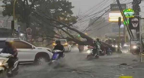 Hujan Deras Sebabkan 7 Kecamatan Di Kabupaten Bandung Terendam Banjir