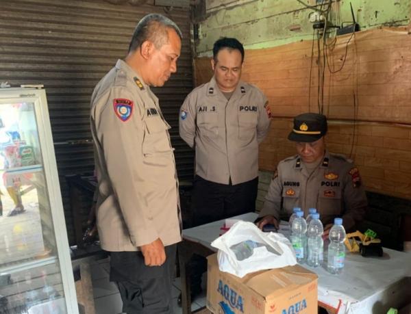 134 Botol Miras Disita Polisi Saat Menggelar Razia Jelang Nataru di Grobogan