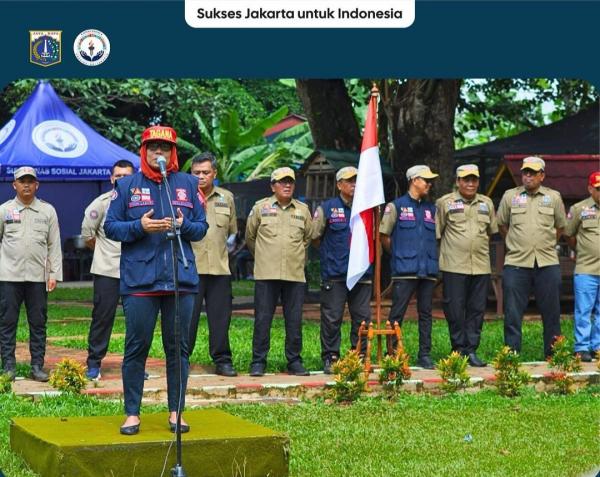Kadinsos DKI Kukuhkan 50 Anggota Tagana Muda Provinsi DKI Jakarta 2023