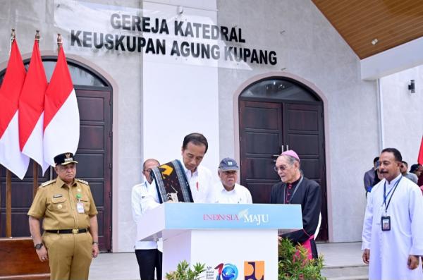 Kado Natal untuk Umat Katolik, Presiden Jokowi Resmikan Gereja Katedral Kupang