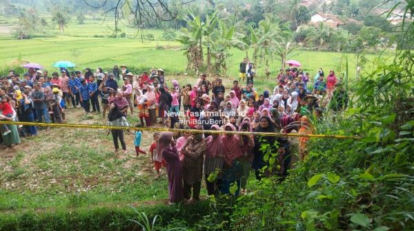 Warga Tumplek Ingin Saksikan dari Dekat Rekonstruksi Kasus Pembunuhan Pacar Sendiri di Tasikmalaya