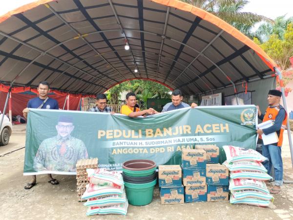 Haji Uma Kirim Bantuan untuk Korban Banjir Aceh Selatan