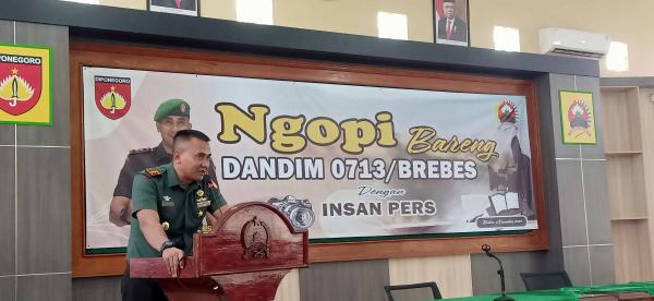 Tegas! Dandim 0713 Brebes Letkol Infantri Sapto Broto : TNI Harus Netral, Tidak Berpihak Siapapun
