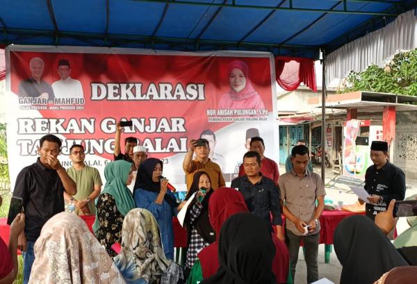 Deklarasi Rekan Ganjar Tanjungbalai, Masyarakat Minta Revitalisasi Pemukiman Nelayan