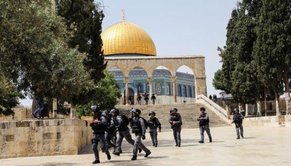 Dikawal Ketat Polisi, Kelompok Sayap Kanan Israel Berulah Lagi Geruduk Masjid Al Aqsa